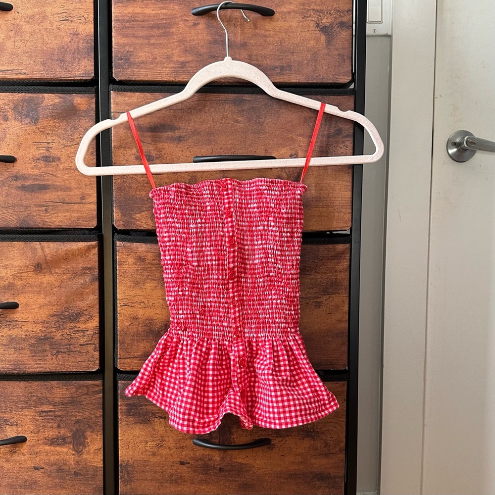 Motel Rocks red tube top